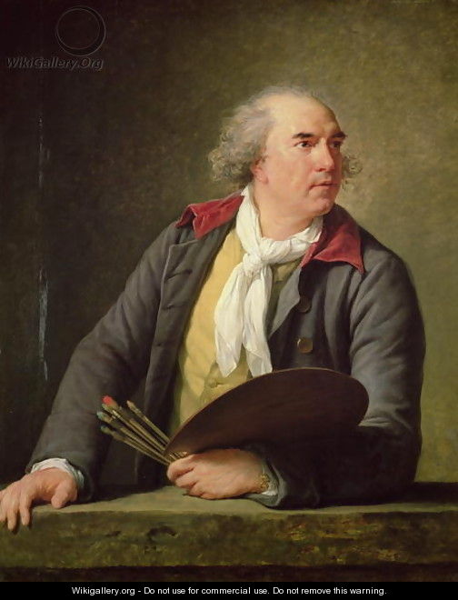 Portrait of Hubert Robert 1733-1808 1788 - Elisabeth Vigee-Lebrun