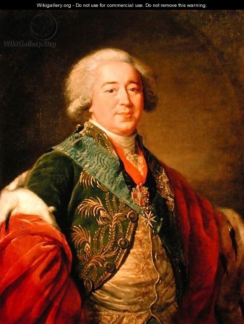 Portrait of Prince Alexander Borisovich Kurakin 1752-1818, 1797 - Elisabeth Vigee-Lebrun