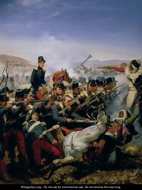 The Battle of Somah, 1839 - Horace Vernet