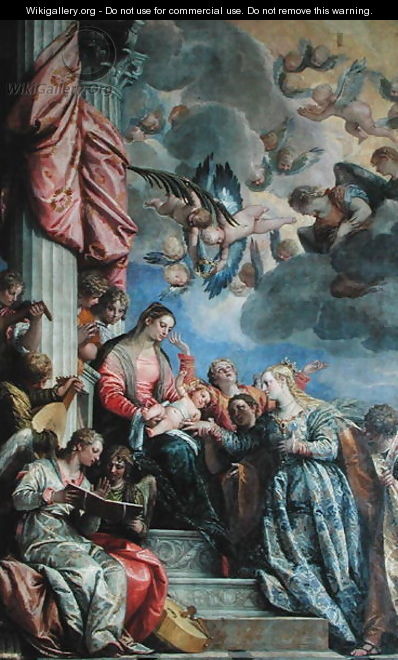 The Mystic Marriage of St. Catherine 2 - Paolo Veronese (Caliari)