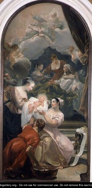 The Birth of the Virgin - L. Vernansal