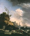 Storm on a Rocky Coast with shipwreck - Claude-joseph Vernet