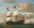 The British ManoWar - Willem van de, the Younger Velde
