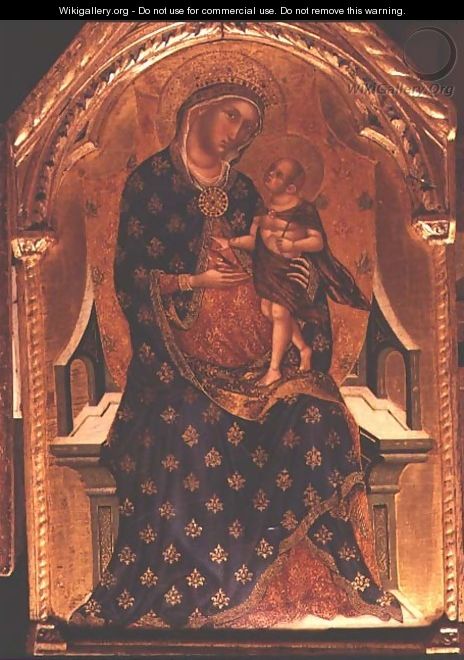 Madonna and Child Enthroned - Paolo Veneziano