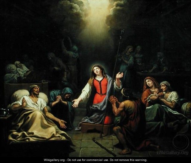 St. Genevieve Protecting the Ill, 1680 - Francois Verdier