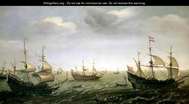 Houtmans Fleet - Cornelis Verbeeck