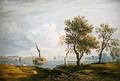 Battersea from the Banks of the Thames - John Varley