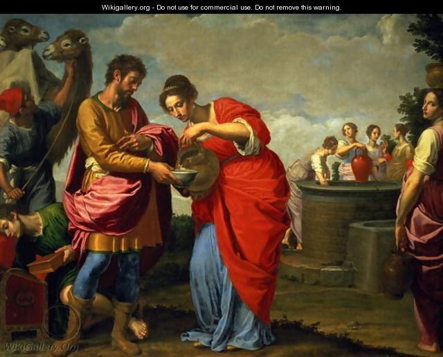 Rebecca and Eliezer at the Well, c.1626-27 - Ottavio Vannini