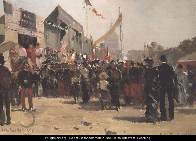 Fair on the Esplanade des Invalides, 1891 - Pierre Vauthier