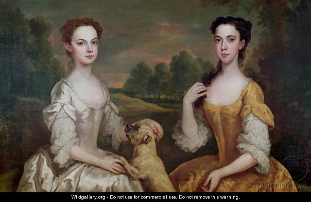 Portrait of Ann and Mary Tonson - Peter Vanderbank