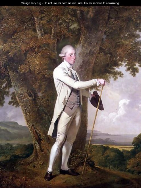 Portrait of John Milnes, 12th Duke of St. Albans (d.1810) c.1771-72 - Josepf Wright Of Derby