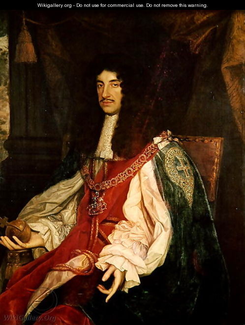 Portrait of King Charles II, c.1660-65 - John Michael Wright