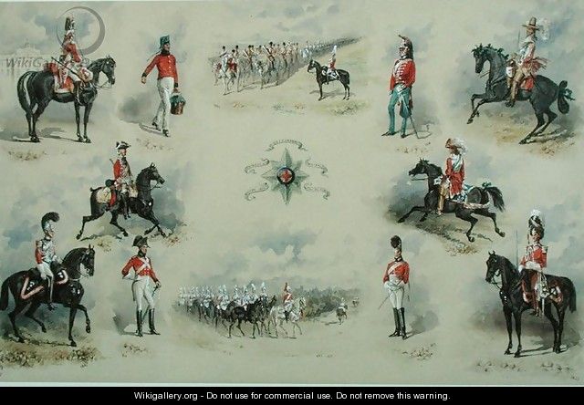 Uniforms of the 2nd Life Guards, 1884 - Reginald Wymer
