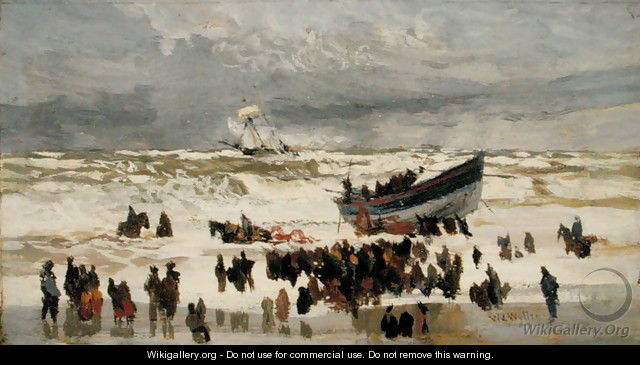 The Launch of the Life Boat - William Lionel Wyllie