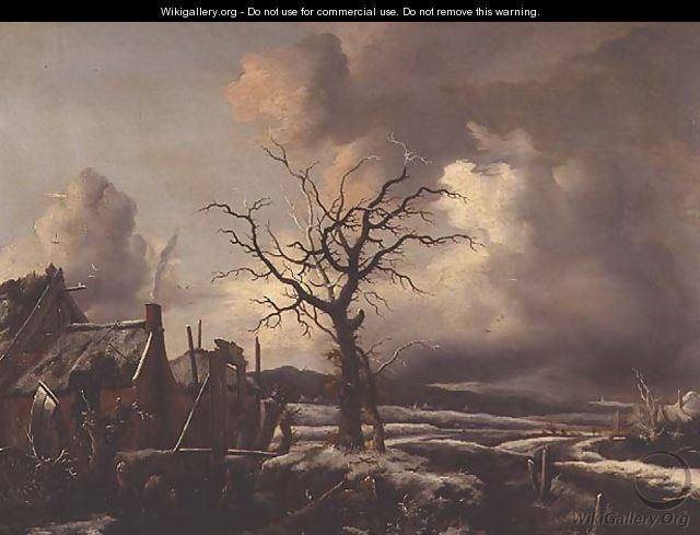 A Winter Landscape - Jan Wouwerman