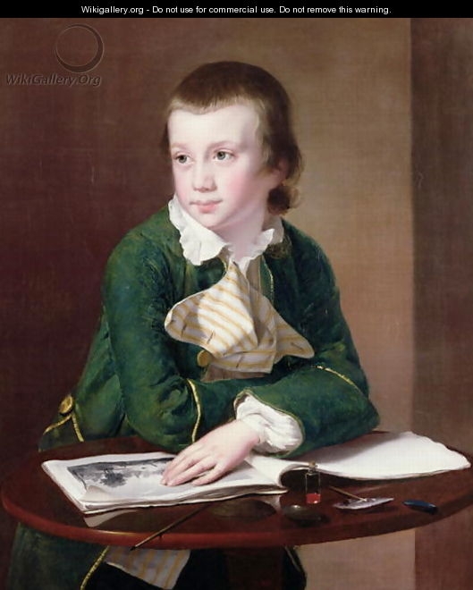 Portrait of the Revd William Rastall as a Boy (1754-1826) - Josepf Wright Of Derby