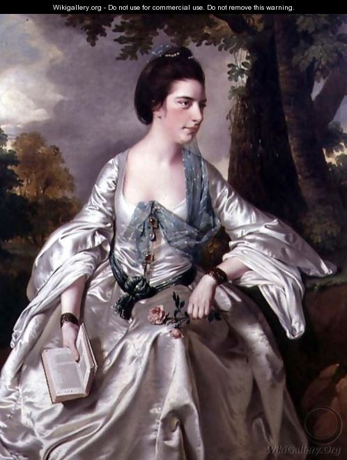 Portrait of Mrs Nicholas Ashton, nee Mary Warburton Philpot (1740-1777), 1769 - Josepf Wright Of Derby