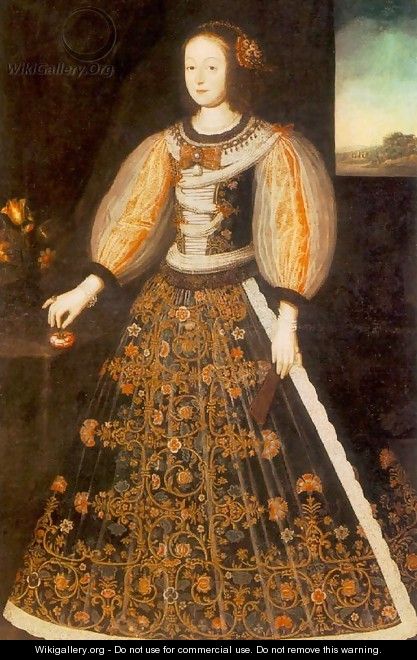 Grof Nadasdy Ferencne herceg Eszterhazy Anna Julianna kepmasa, 1656 - Benjamin Block