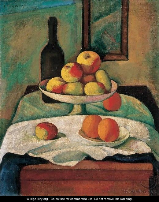 Csendelet almakkal, narancsokkal, 1910 - Dezso Czigany