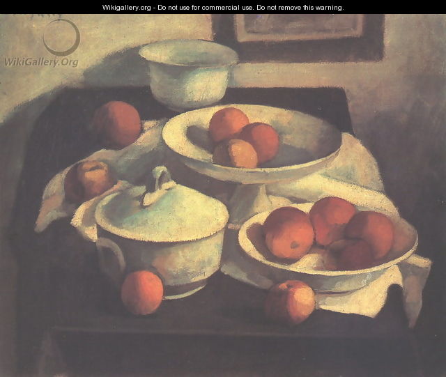 Csendelet almakkal, 1910 - Dezso Czigany