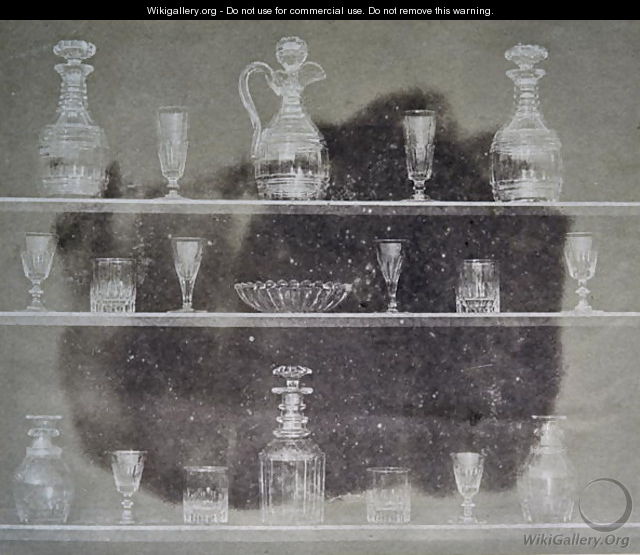 Articles of glass, Photograph, from Pencil of Nature, 1844 - William Henry Fox Talbot