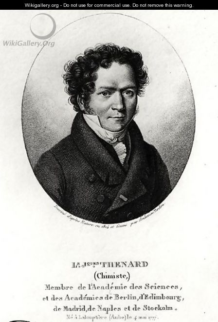 Portrait of Louis Jacques Thenard 1777-1857, 1824 - Ambroise Tardieu