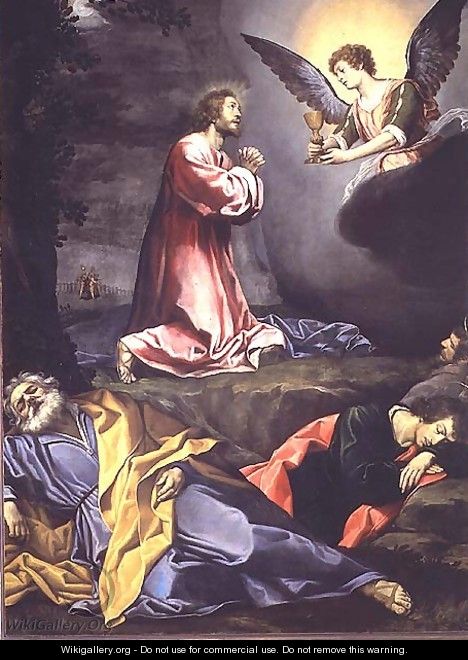 Christ in the Garden of Gethsemane - Filippo Tarchiani