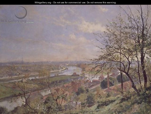 View of Boulogne sur Seine, c.1900 - Louis Tauzin