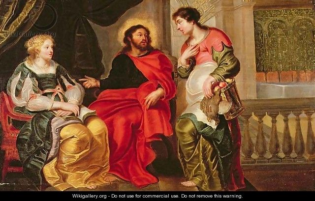 Christ in the House of Mary and Martha - Cornelis De Vos