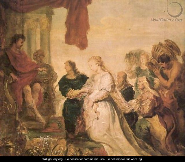 The Continence of Scipio - Cornelis De Vos