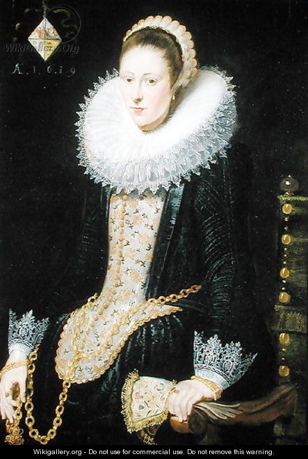 Portrait of a Lady of the Pelgrom Family, 1619 - Cornelis De Vos