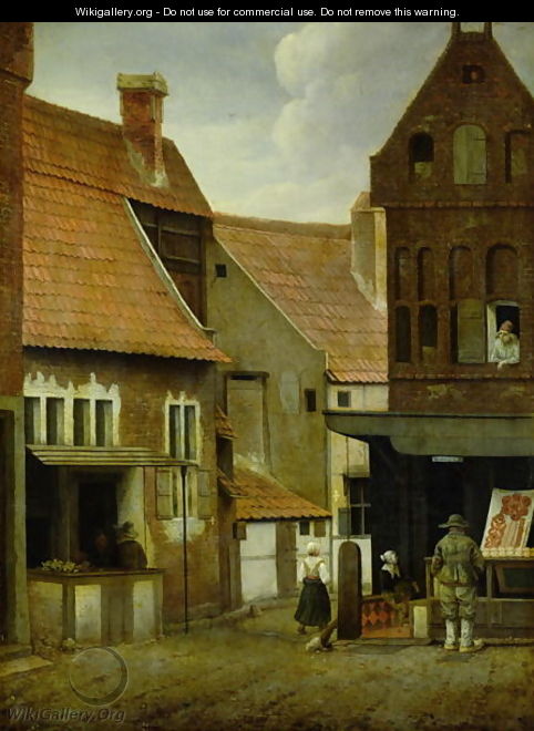 Street Scene - Jacobus Vrel