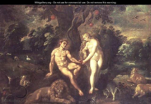 Adam and Eve - J. Urselincx or Urseline