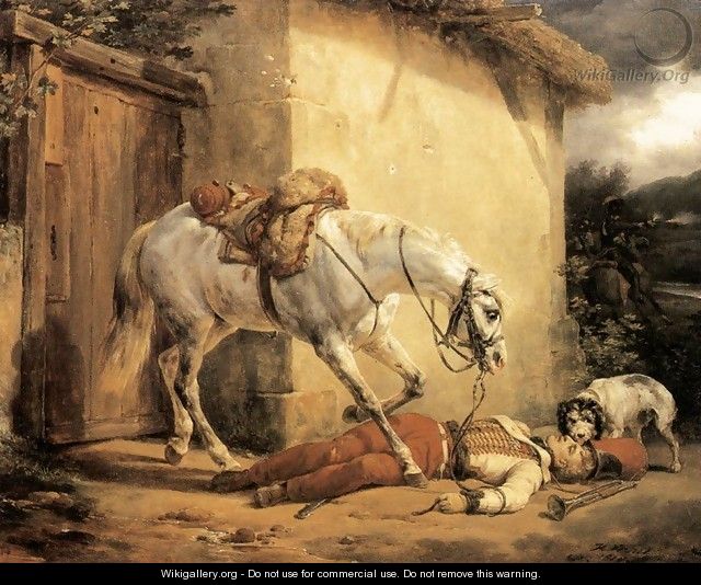 The Wounded Trumpeter 1819 - Horace Vernet
