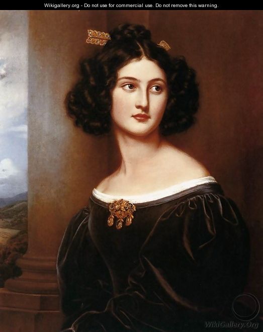 Nanette Heine, nee Kaula 1829 - Joseph Karl Stieler