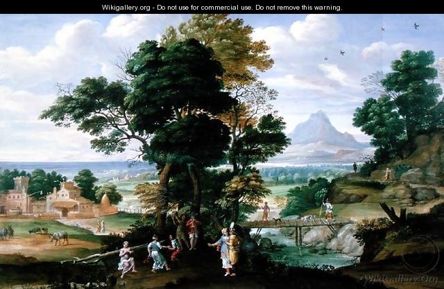 Landscape with People, early 17th century - Gian Battista Viola