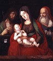 Virgin and Child with St. John the Baptist and St. Jerome - Alvise Vivarini