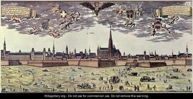 View of Vienna, 1672 - Georg Matthaus Vischer
