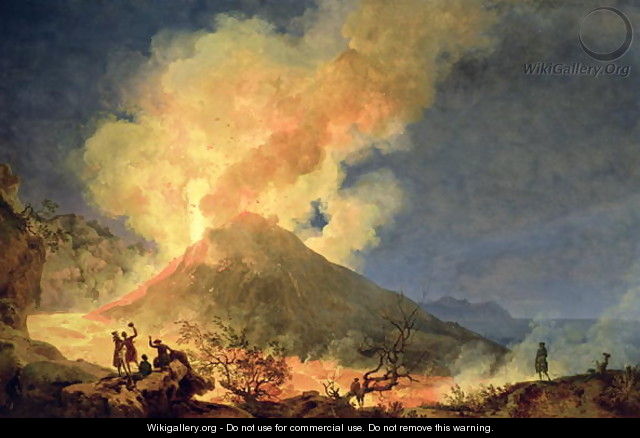 Vesuvius Erupting - Pierre-Jacques Volaire