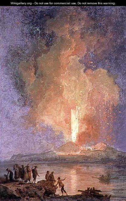 The Eruption of Vesuvius 2 - Pierre-Jacques Volaire