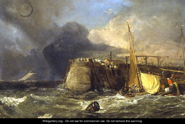 Old Margate Pier - Joseph Mallord William Turner