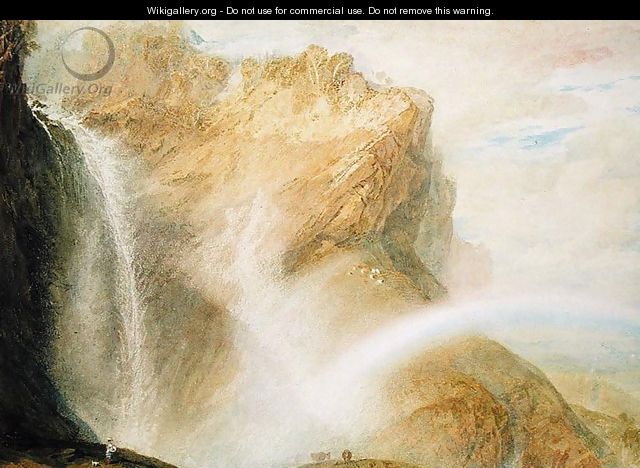 Upper Falls of the Reichenbach - Joseph Mallord William Turner