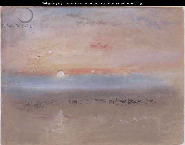 Sunset, c.1830 - Joseph Mallord William Turner