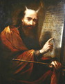 Moses and the Tablets of the Law - Claude Vignon