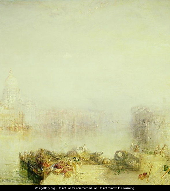 The Dogana and Santa Maria della Salute, Venice, 1843 - Joseph Mallord William Turner