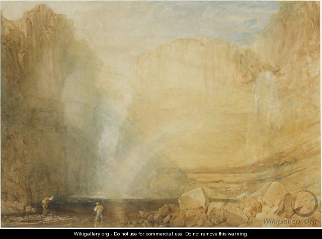 High Force, Fall of the Trees, Yorkshire, 1816 - Joseph Mallord William Turner