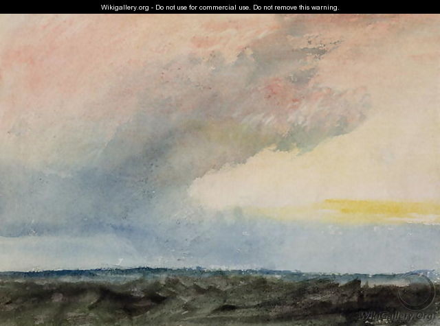 A Rainstorm at Sea - Joseph Mallord William Turner