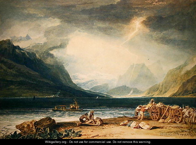 Lake Thun - Joseph Mallord William Turner
