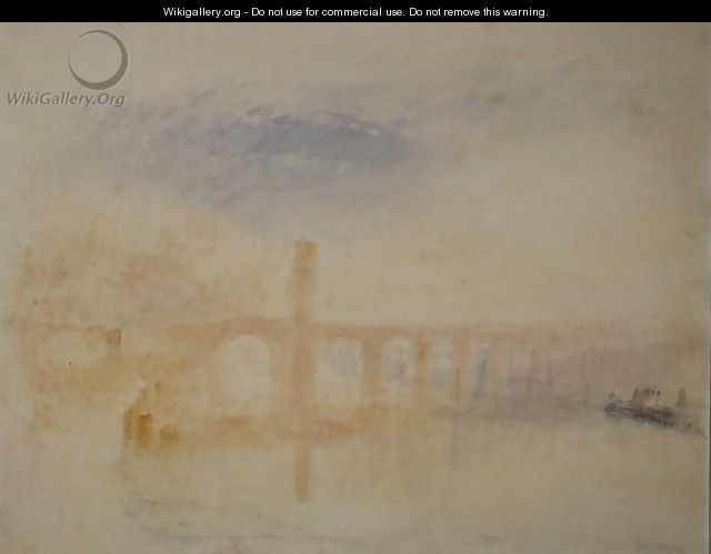 The Moselle Bridge, Coblenz, c.1842 - Joseph Mallord William Turner
