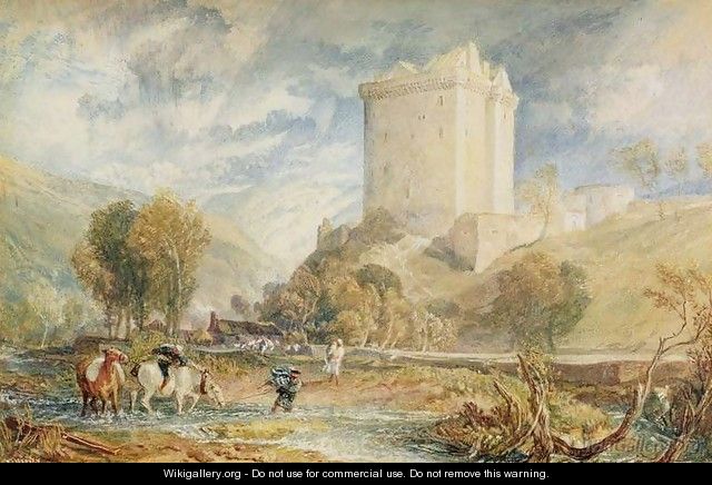 Borthwick Castle, 1818 - Joseph Mallord William Turner